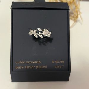 Sliver plated wedding ring